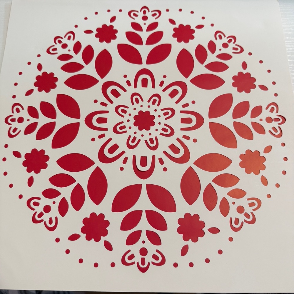 FolkArt Bohemian Stencil 12x12 - 1 Sheet DIY Dreamcatcher Wall Art Craft